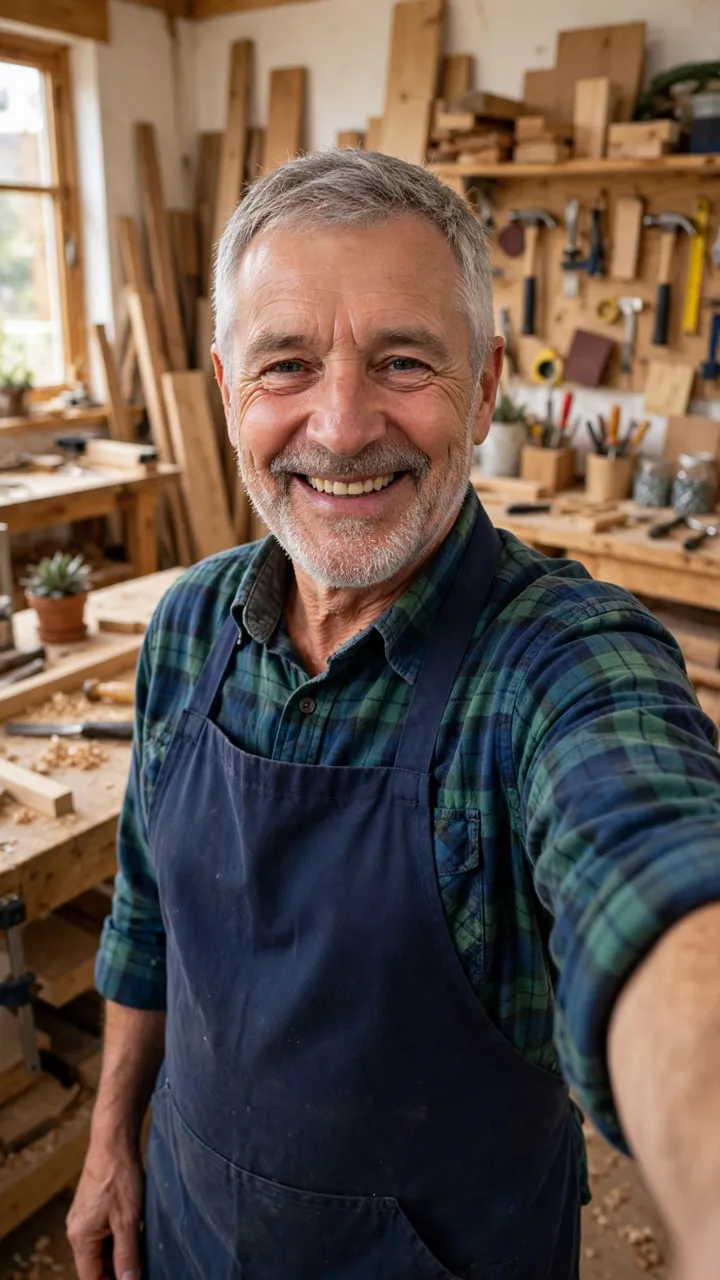2. Muse: the creator — A woodworker’s lunchbox ad