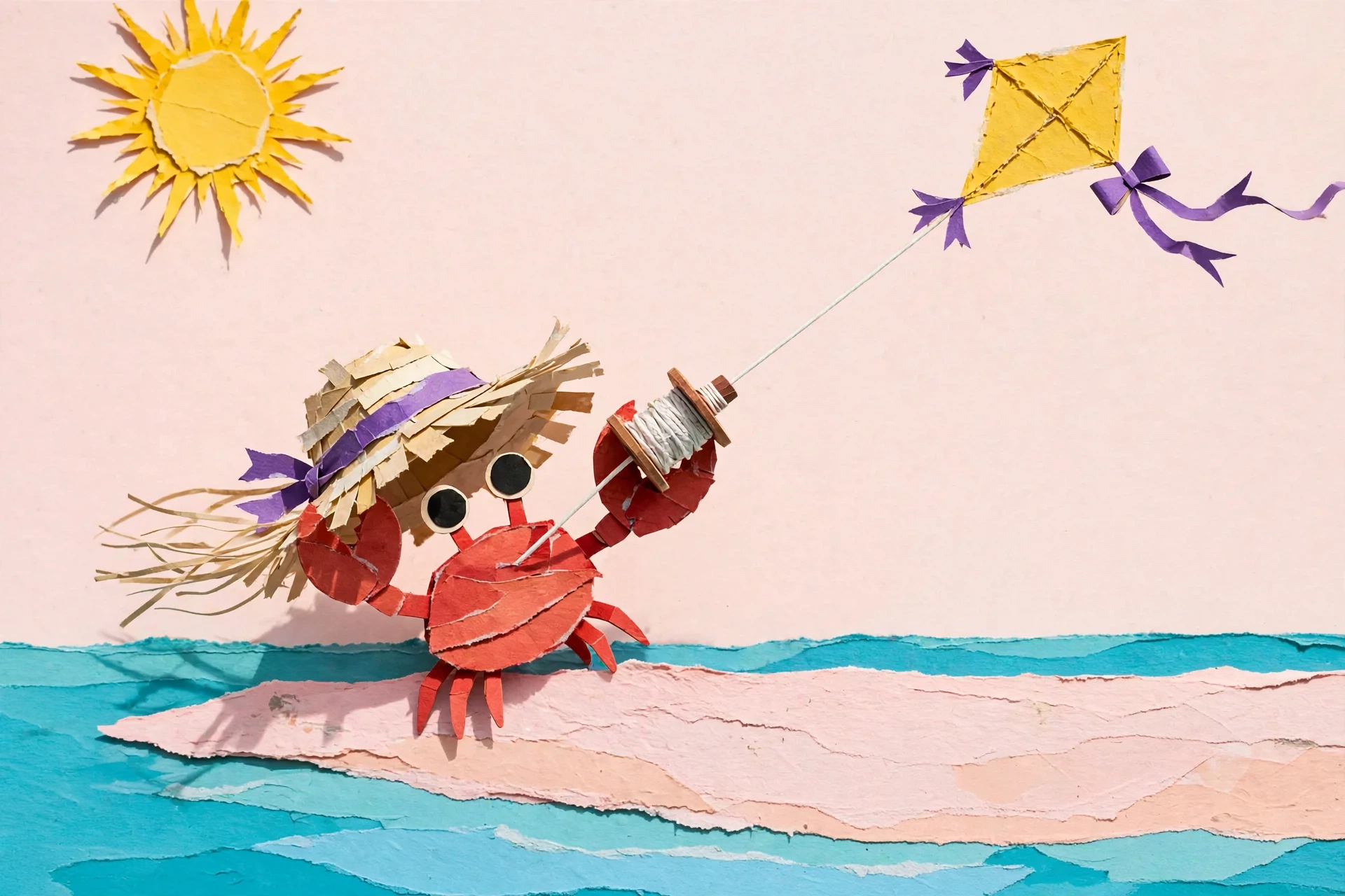 3. Muse Edit: one visible repair — A crab catches the wind