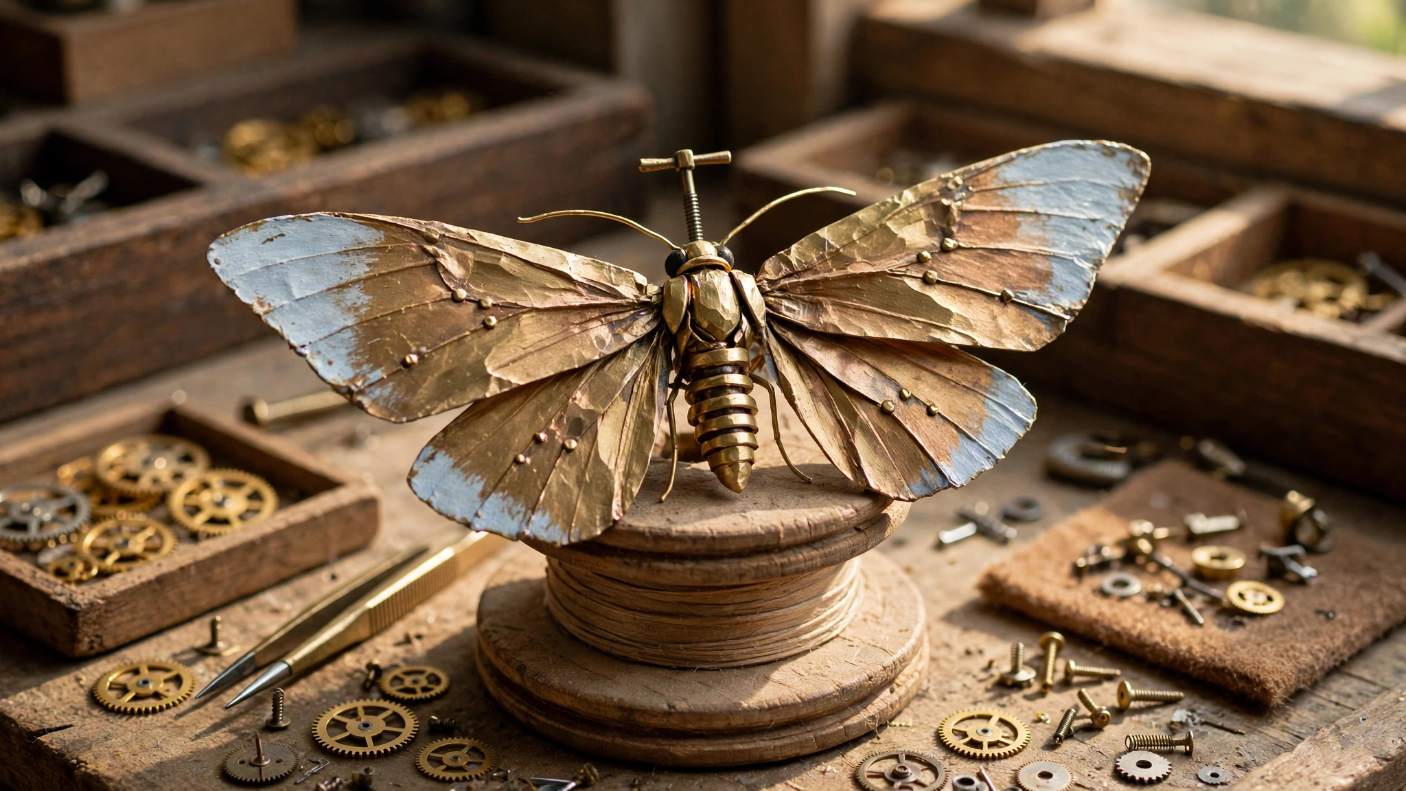 1. Muse: the mechanical moth — The watchmaker’s moth