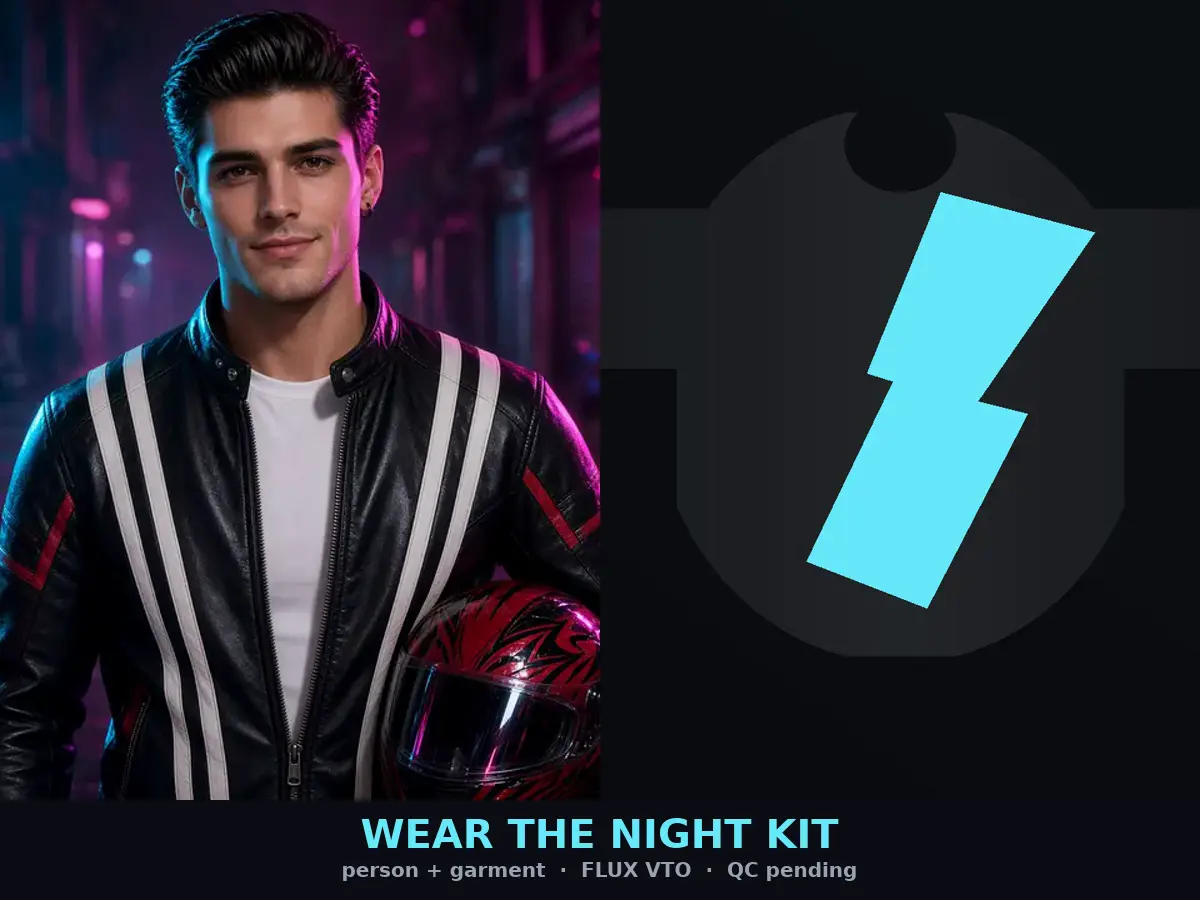 Wear the night kit.